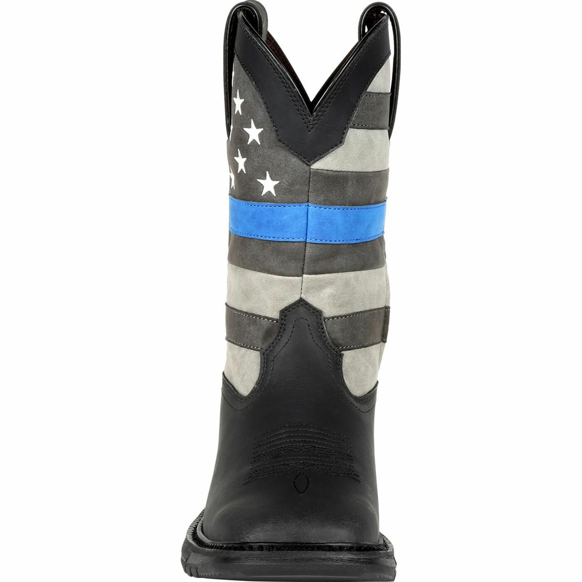 Black Blue Women's Rocky Blue Line Western Boots | JLDCI6407