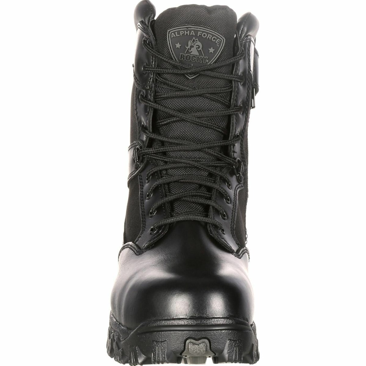 Black Men's Rocky Alpha Force 400G Insulated Public Service Boot Waterproof Boots | WDSFC0382