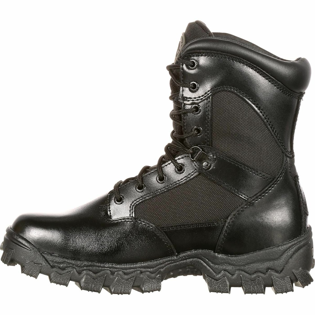 Black Men\'s Rocky Alpha Force Public Service Boot Waterproof Boots | BACRT2943