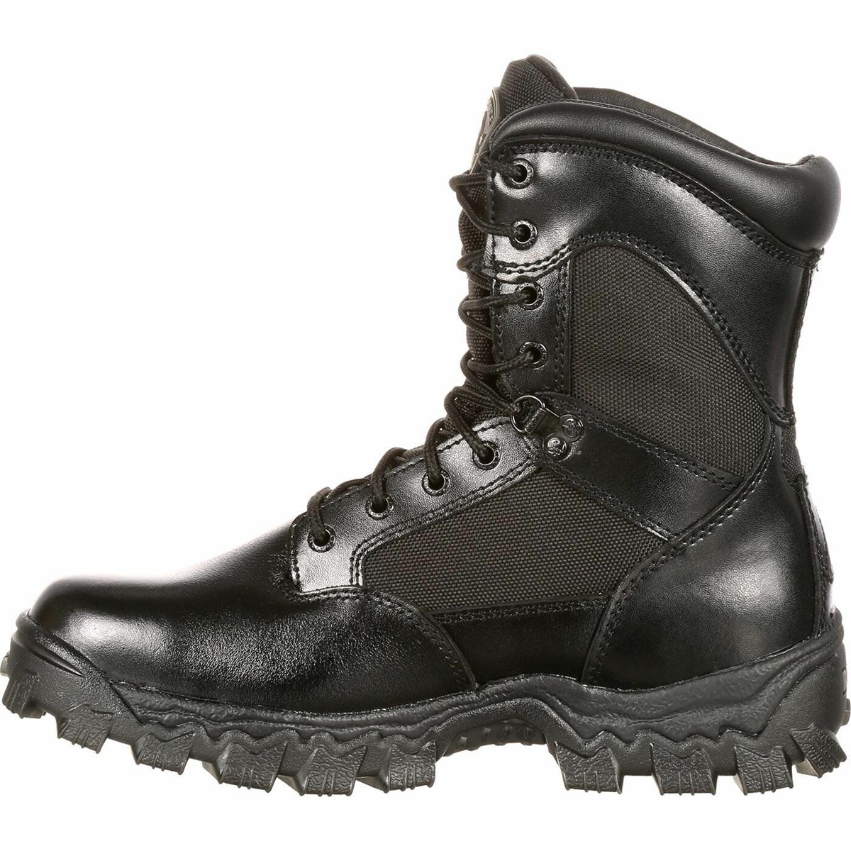 Black Men's Rocky Alpha Force Public Service Boot Waterproof Boots | ESQUO5247