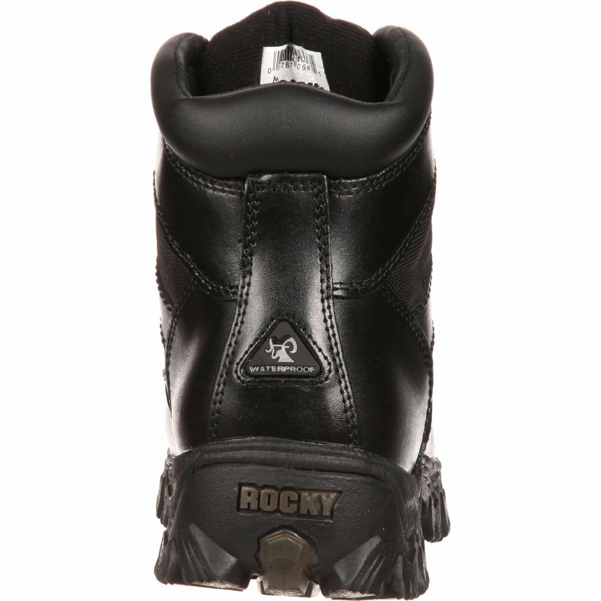 Black Men's Rocky Alpha Force Public Service Boot Waterproof Boots | PRDZT2958