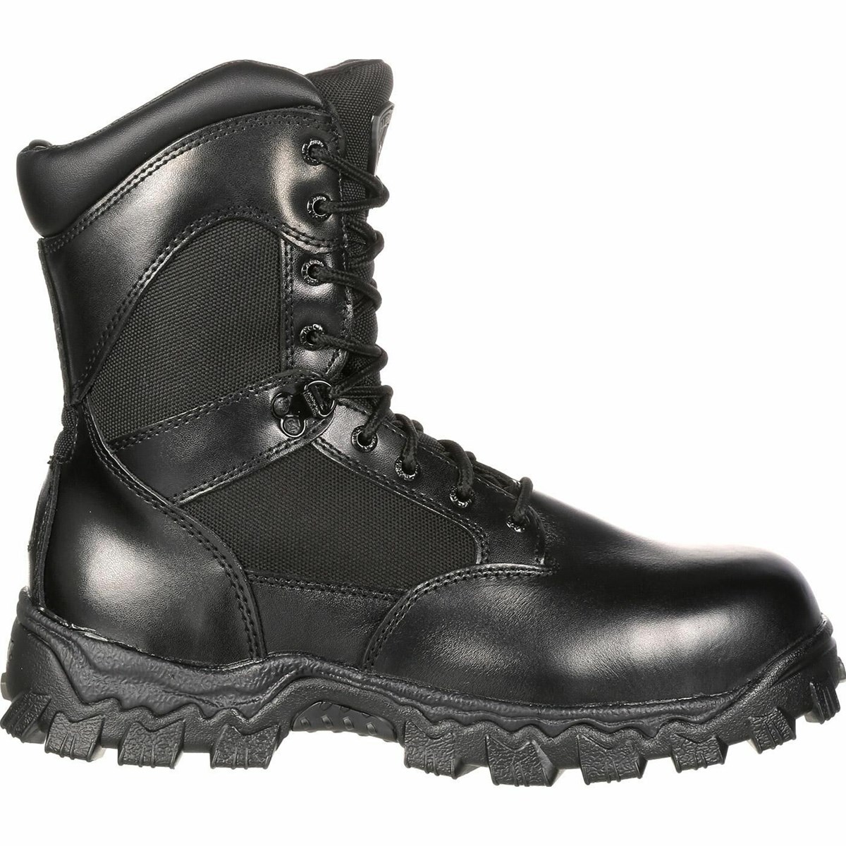 Black Men\'s Rocky Alpha Force Waterproof 400G Insulated Public Service Boot Military Boots | CUORH4870