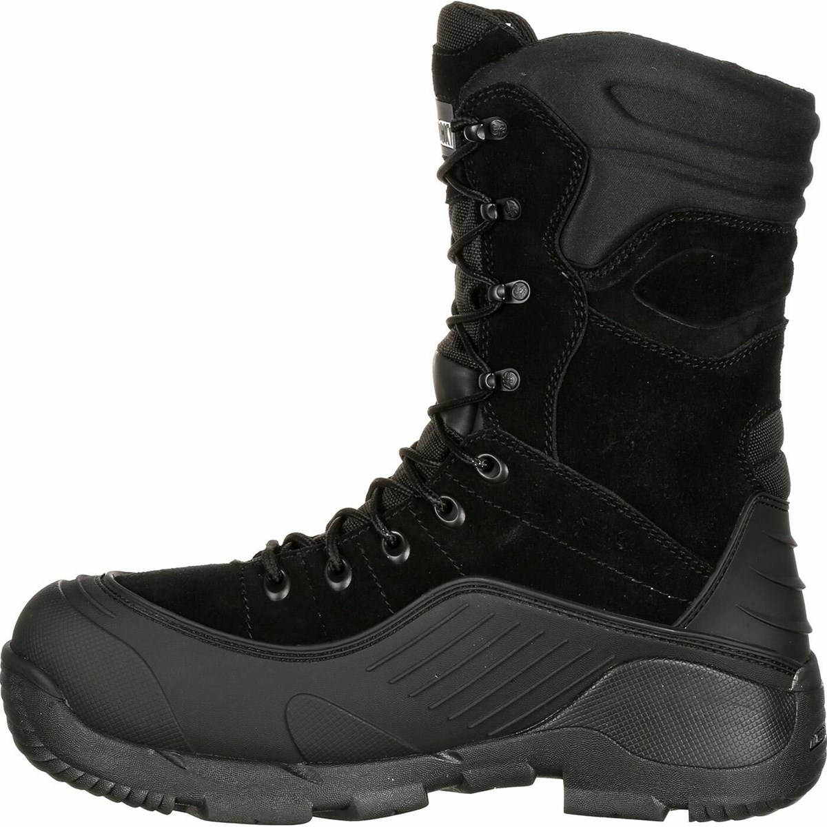 Black Men's Rocky BlizzardStalker Pro 1200G Insulated Boot Waterproof Boots | LJHOZ8194