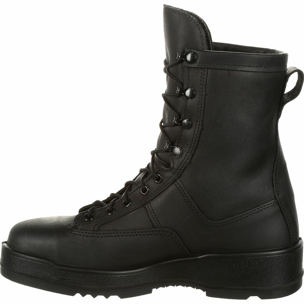 Black Men's Rocky Entry Level Hot Weather Steel Toe Military Boots | EWTUH8659