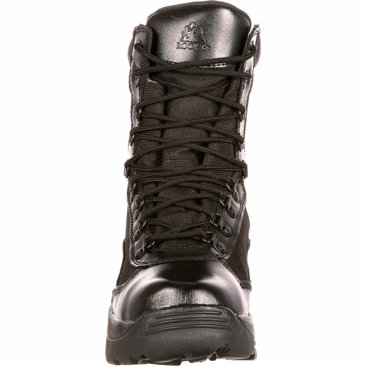 Black Men's Rocky Fort Public Service Boot Waterproof Boots | DFELJ7896