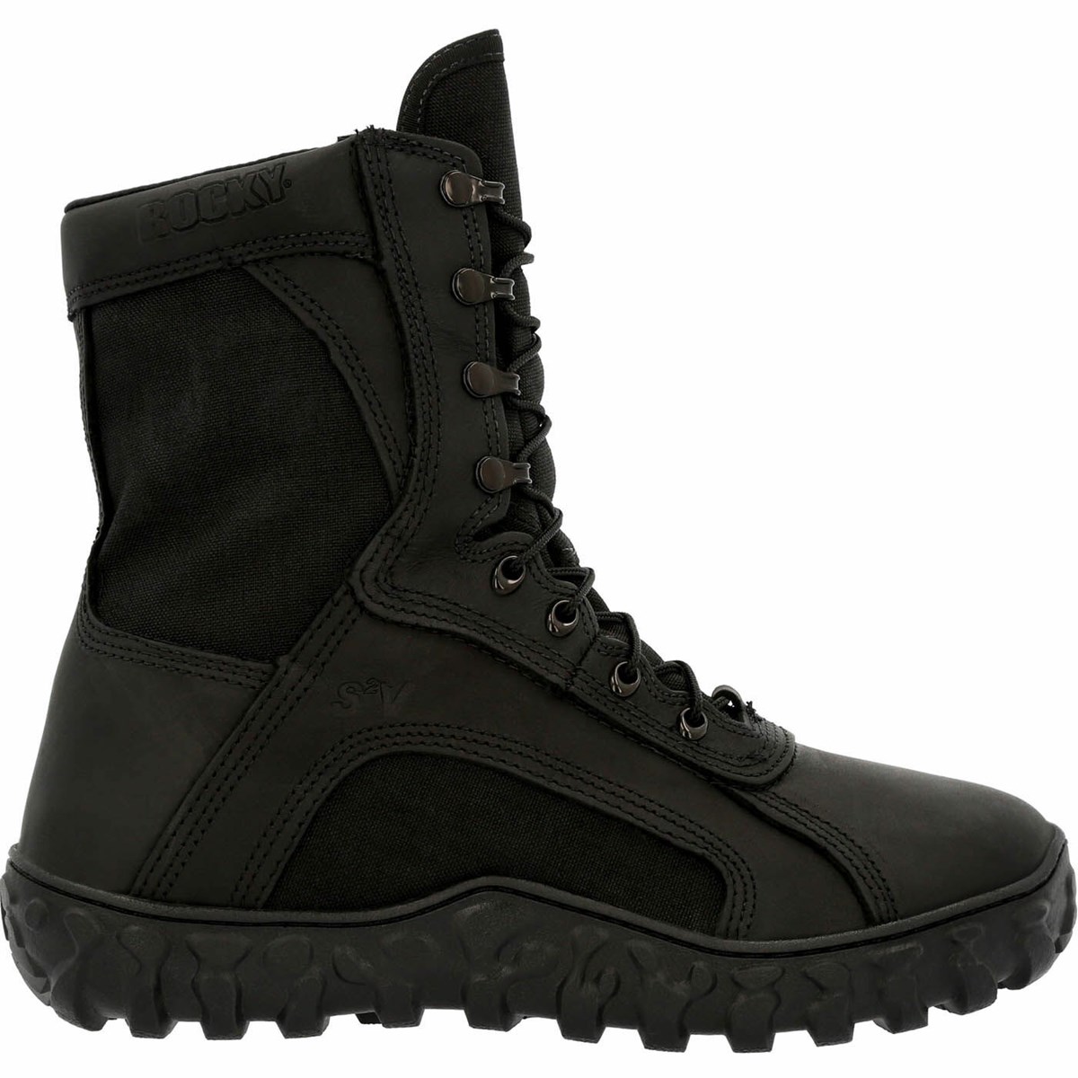 Black Men\'s Rocky S2V Flight Boot 600G Insulated Military Boots | JVIUR6809