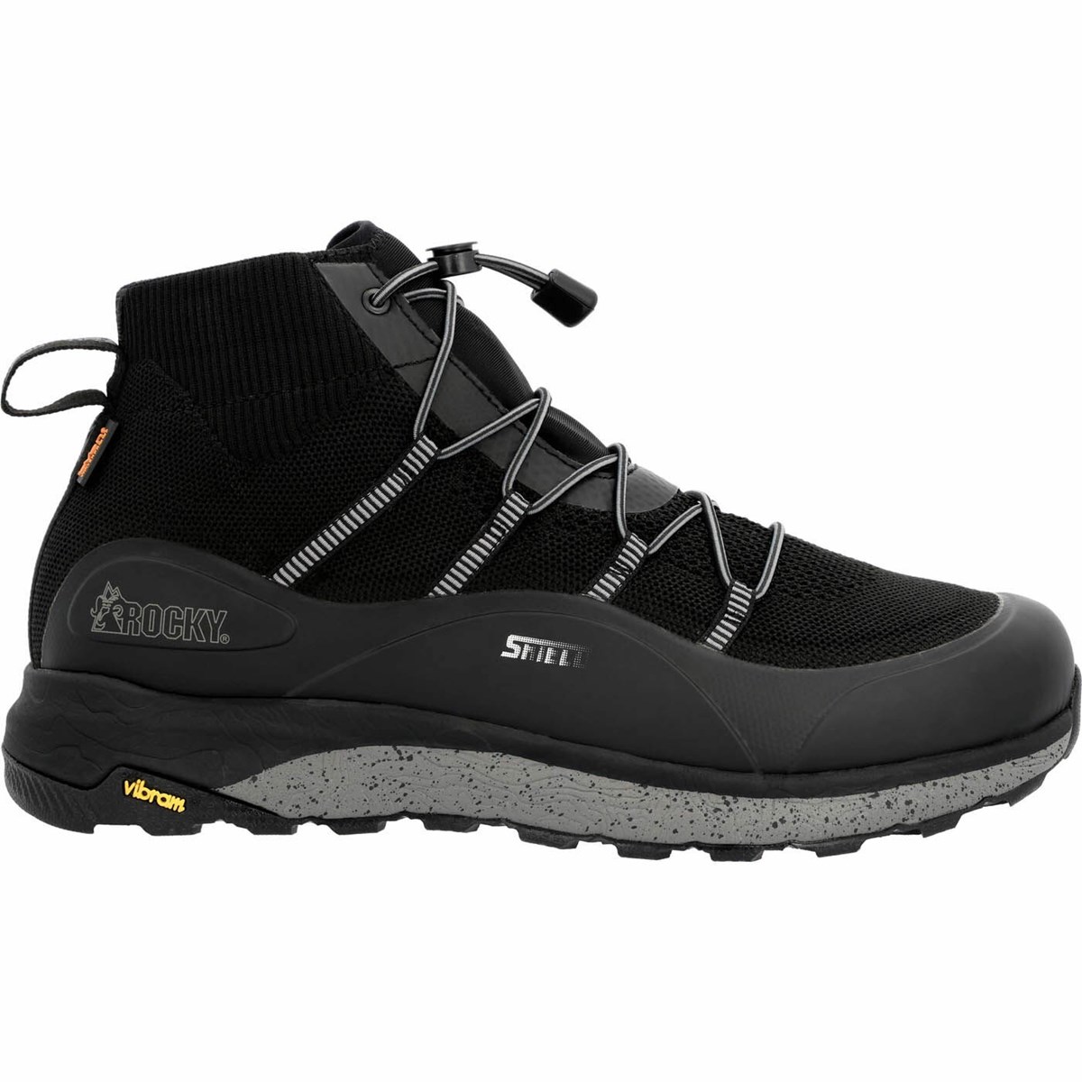 Black Men\'s Rocky Summit Elite R.A.K. eVent Knit Hiking Boots | QEFPO2740