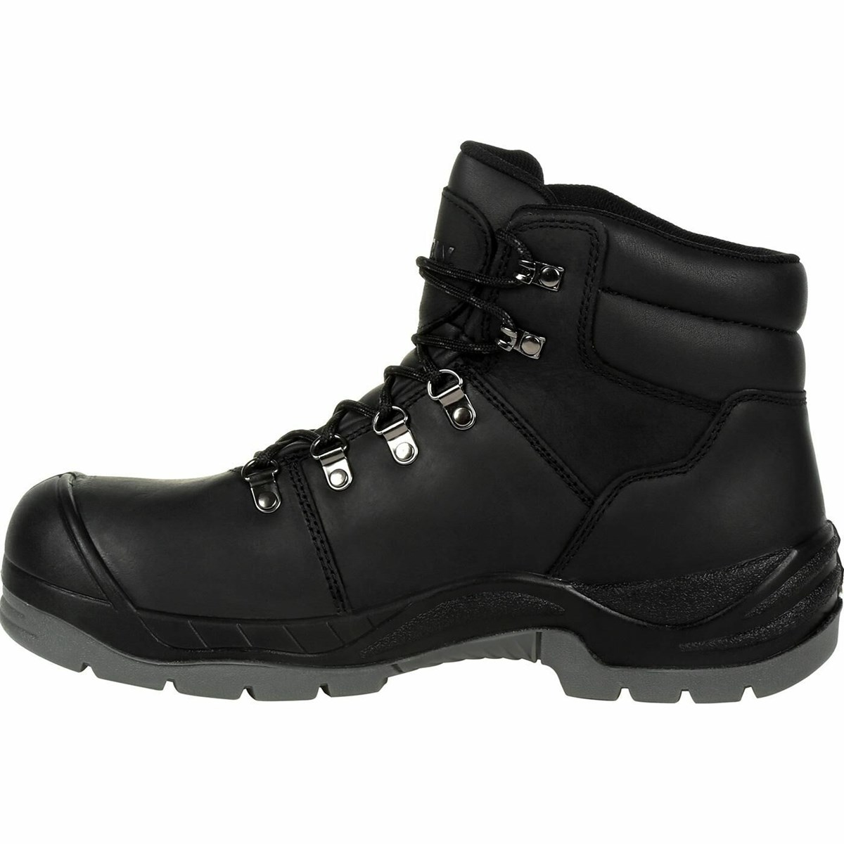 Black Men's Rocky Worksmart Composite Toe Work Boots | LEFWX4862