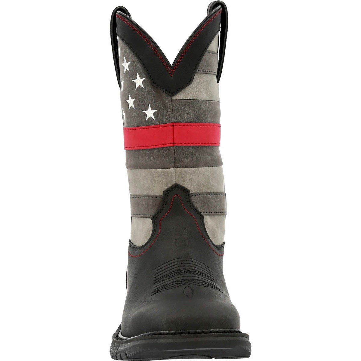 Black Women's Rocky Red Line Western Boots | VKHWB1287