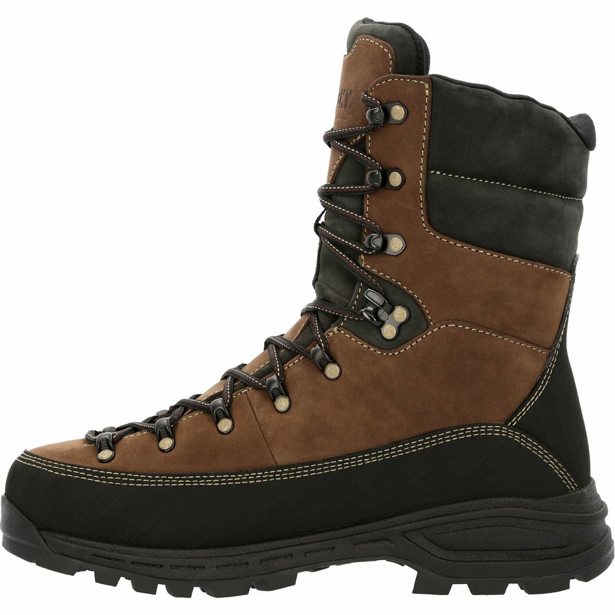 Brown / Black Men's Rocky MTN Stalker Pro 400G Insulated Mountain Boot Waterproof Boots | RNZMT4527