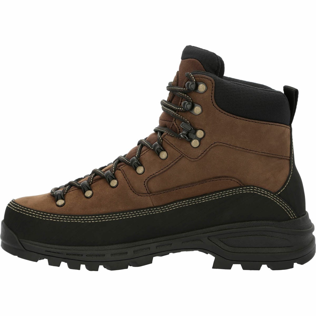 Brown / Black Men's Rocky MTN Stalker Pro Waterproof Mountain Boot Hunting Boots | VXIYA7951