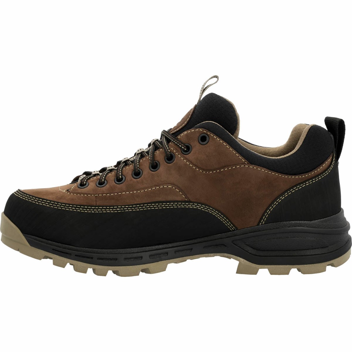 Brown / Black Men's Rocky MTN Stalker Pro Mountain Oxford Shoes | WBLAK7162