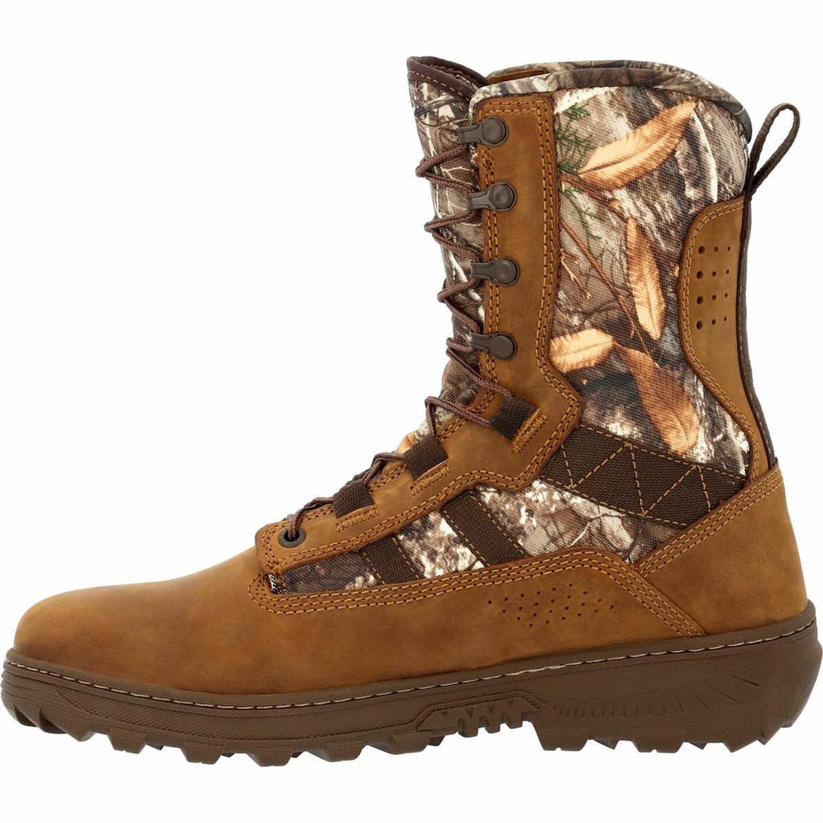 Brown / Camo Men's Rocky Havoc 400G Insulated Waterproof Hunting Boots | GDTZB1378