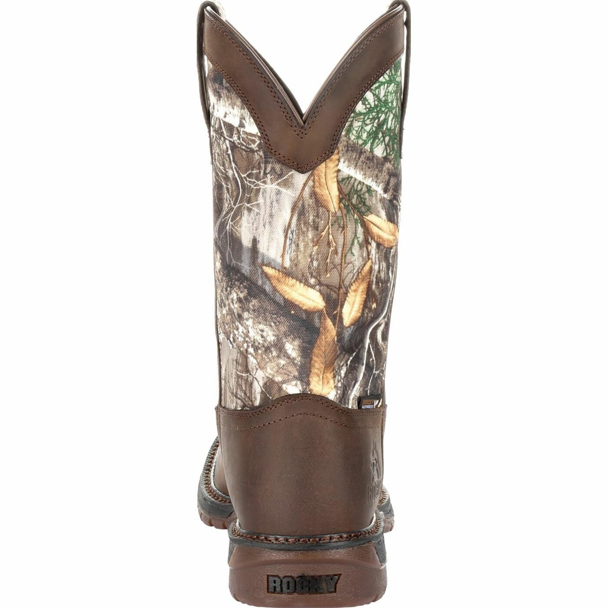 Brown / Camo Men's Rocky Original Ride FLX Cowboy Boots | ARTCD9483