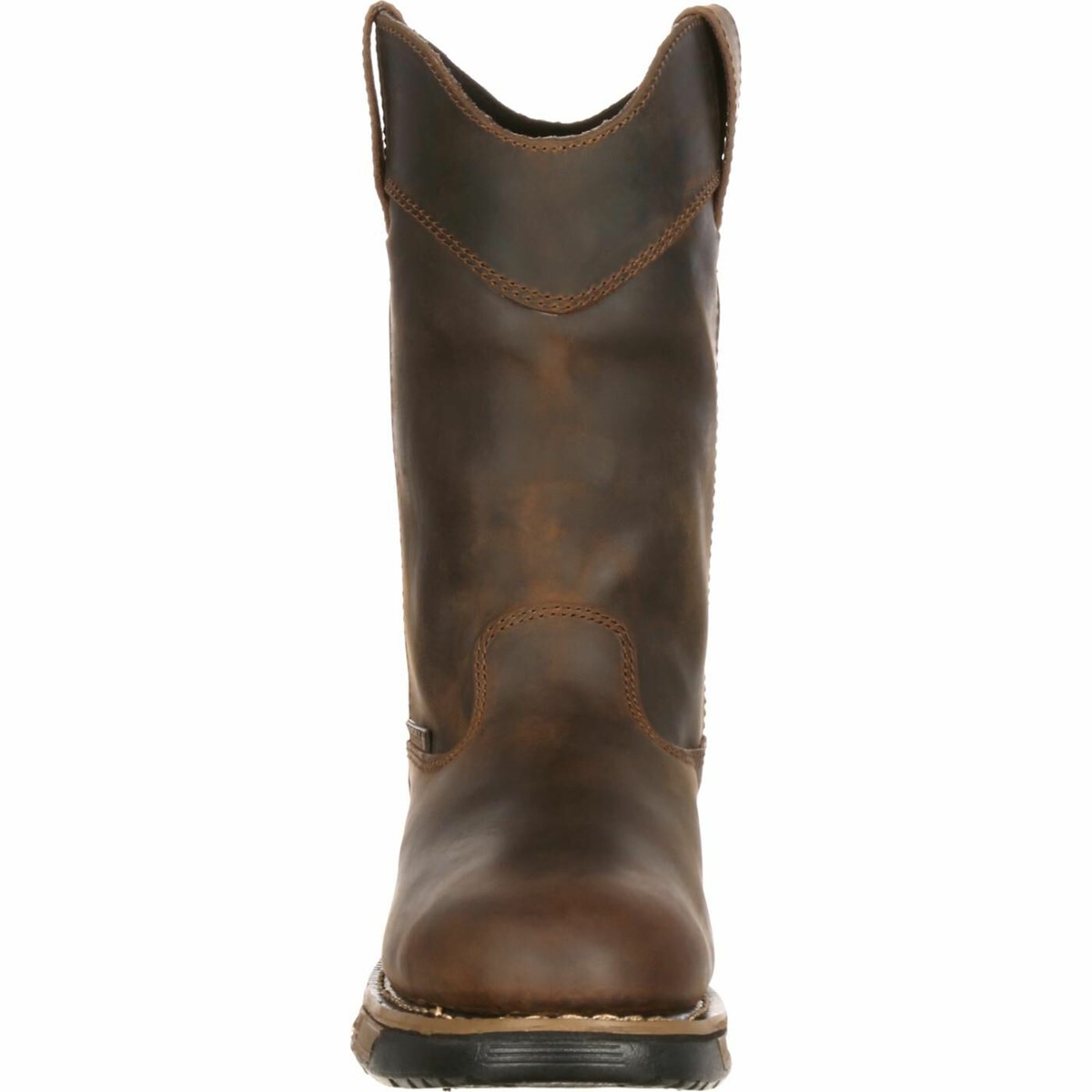 Brown Men's Rocky Aztec Wellington Work Boot Work Boots | XRFKY9178