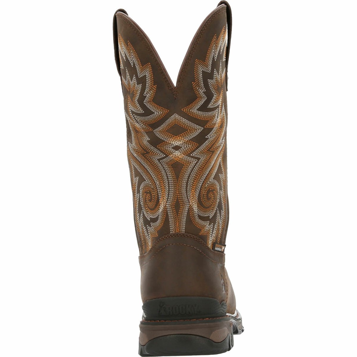 Brown Men's Rocky Carbon 6 Carbon Toe Cowboy Boots | CXVWF7823