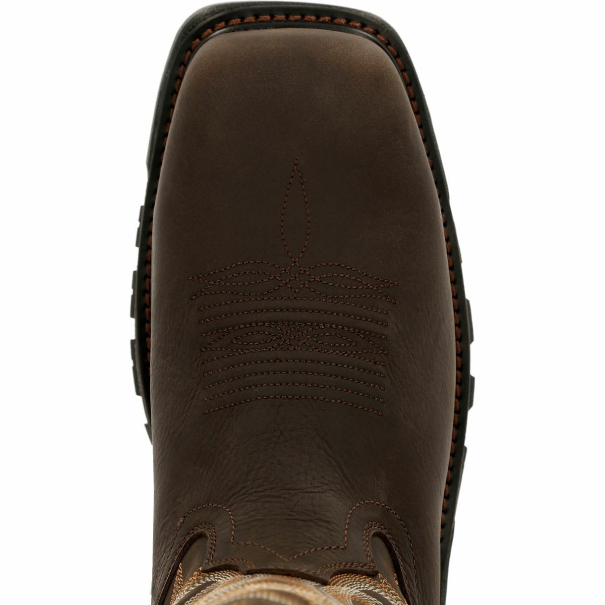 Brown Men's Rocky Carbon 6 Carbon Toe Cowboy Boots | CXVWF7823