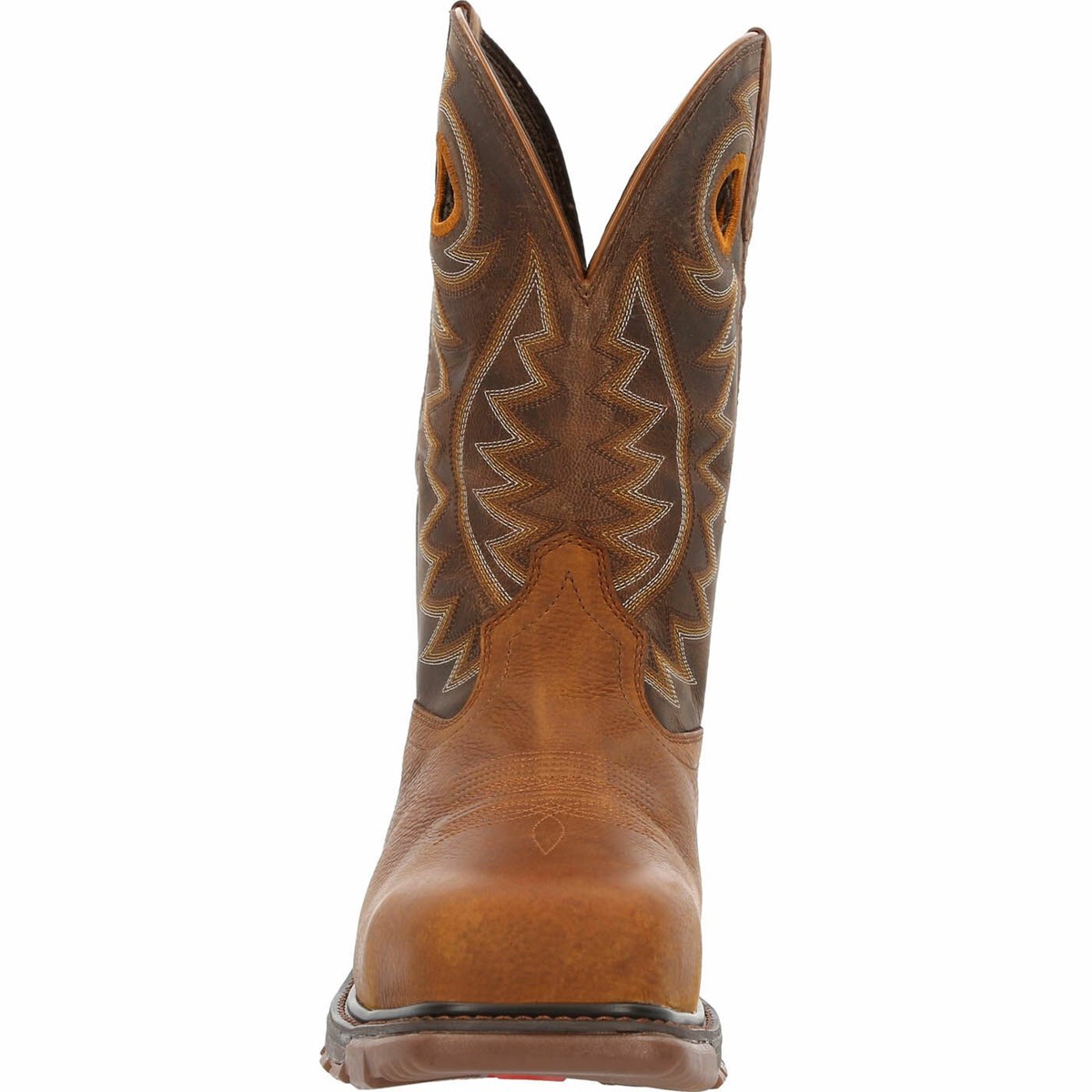 Brown Men's Rocky Carbon 6 Carbon Toe Pull-On Cowboy Boots | INJLW2753