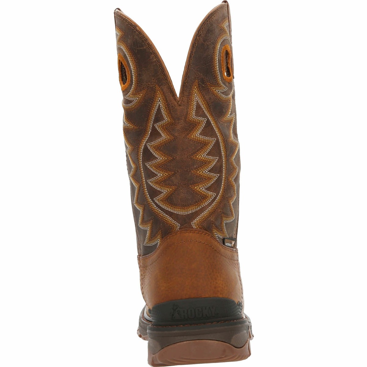 Brown Men's Rocky Carbon 6 Carbon Toe Pull-On Cowboy Boots | INJLW2753