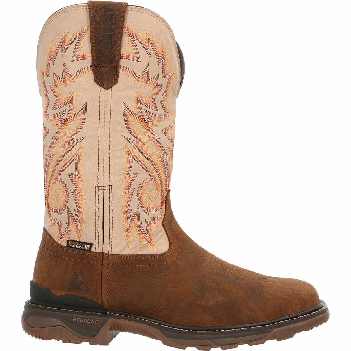 Brown Men\'s Rocky Carbon 6 Cowboy Boots | ECRXO5817