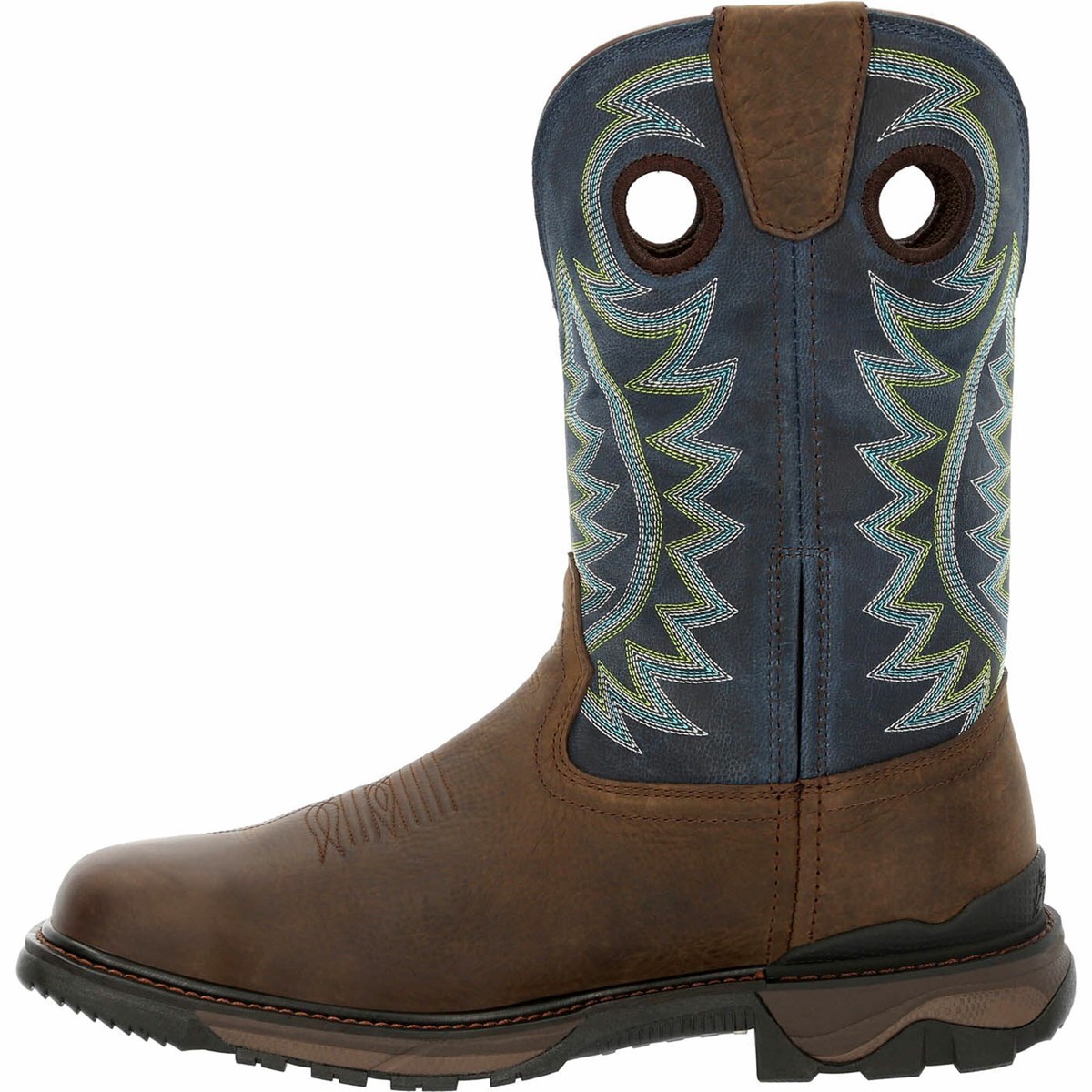 Brown Men's Rocky Carbon 6 Pull-On Cowboy Boots | MNLOZ7835