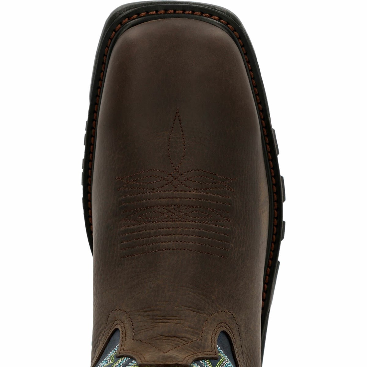 Brown Men's Rocky Carbon 6 Pull-On Cowboy Boots | MNLOZ7835