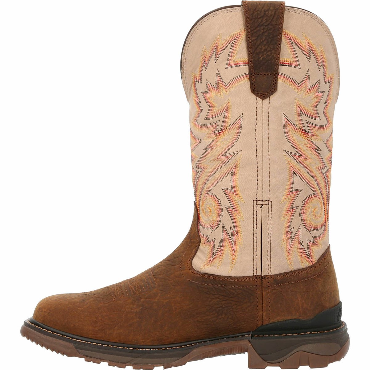 Brown Men's Rocky Carbon 6 Waterproof Western Boots | DGHIM0167