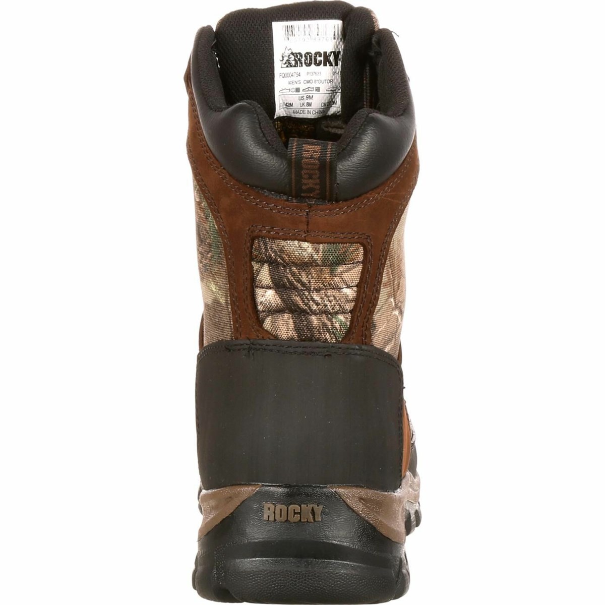 Brown Men's Rocky Core Waterproof 400G Insulated Hunting Boots | LBHSY2043