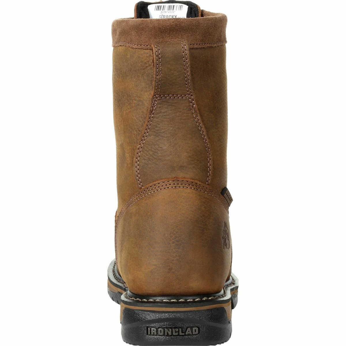 Brown Men's Rocky IronClad Work Boots | MFNVJ7853