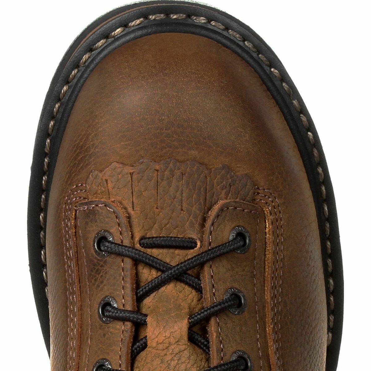 Brown Men's Rocky IronClad Work Boots | MFNVJ7853