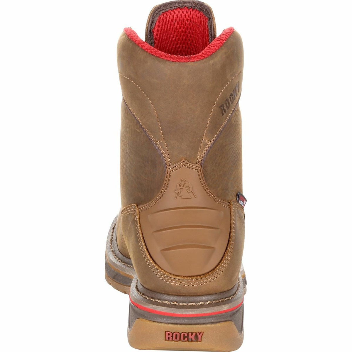 Brown Men's Rocky Iron Skull Lacer Cowboy Boots | MSZTI3509