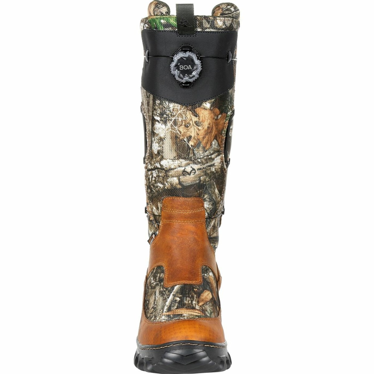 Brown Men's Rocky King Snake BOA Fit System Snake Boot Waterproof Boots | QPEZG4135