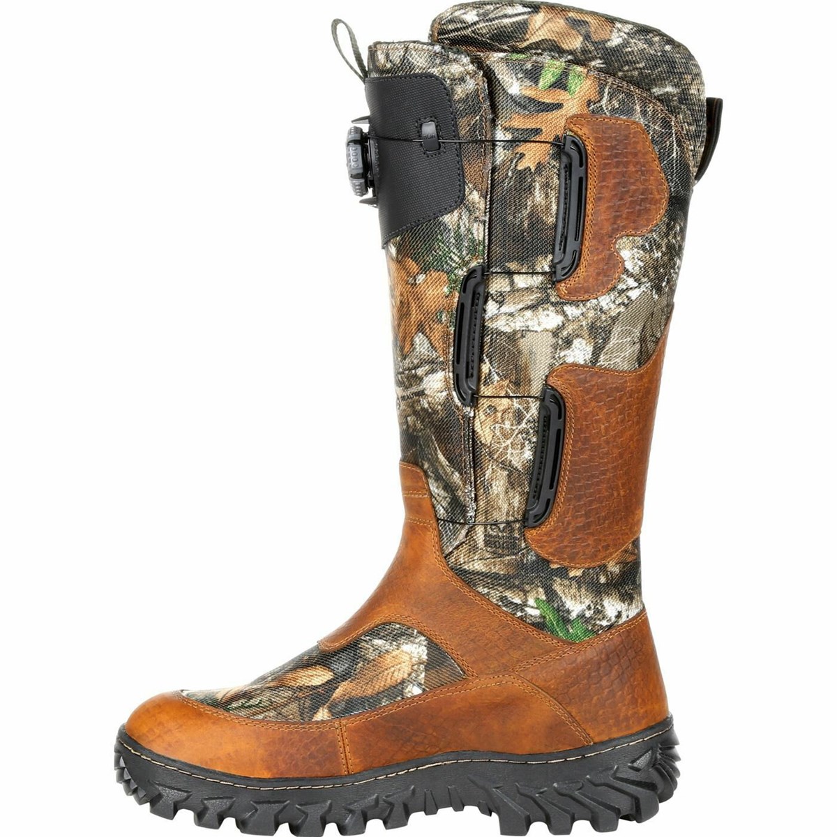 Brown Men's Rocky King Snake BOA Fit System Snake Boot Waterproof Boots | QPEZG4135