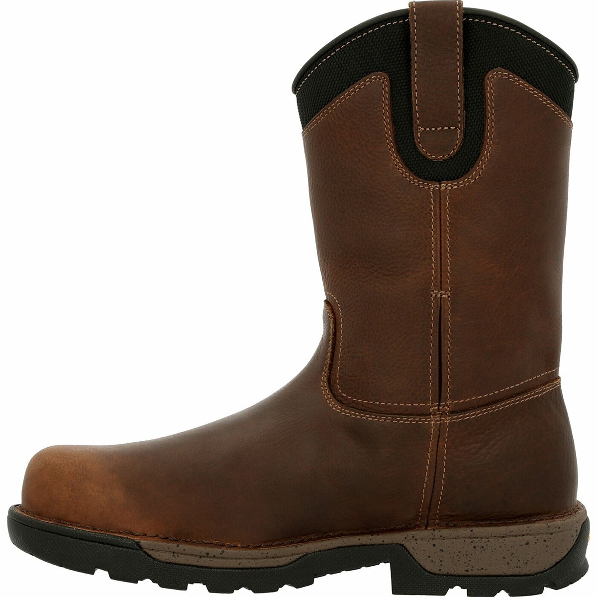 Brown Men's Rocky Legacy 32 Composite Toe Pull-On Work Boots | BYJDK4932