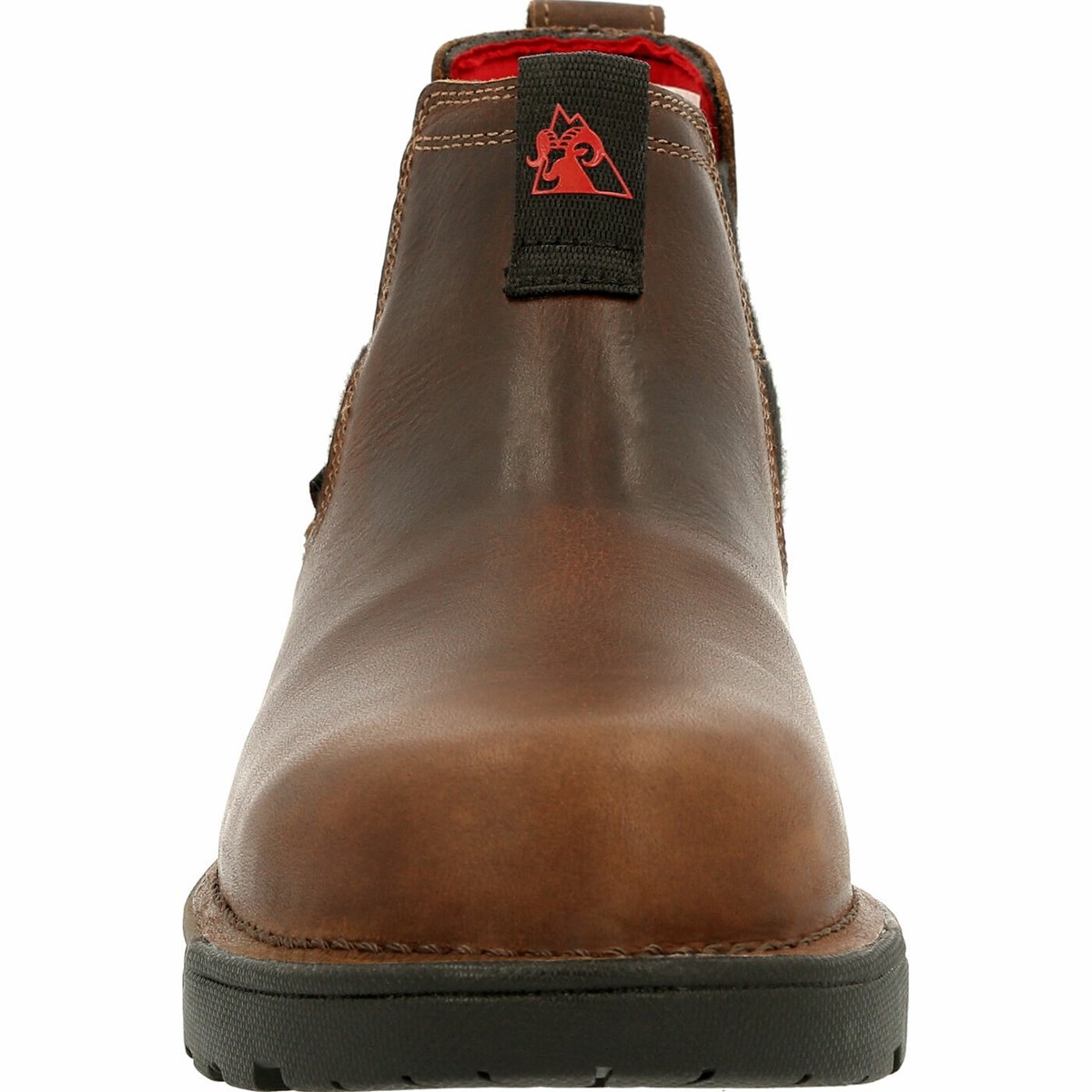 Brown Men's Rocky Legacy 32 Composite Toe Work Chelsea Boots | MUVFW6304