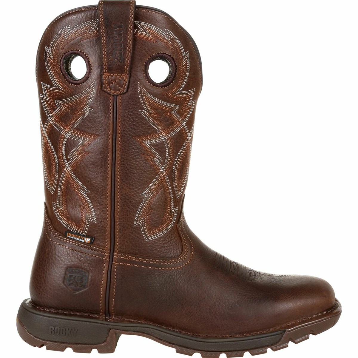 Brown Men\'s Rocky Legacy 32 Cowboy Boots | GTUSW7062