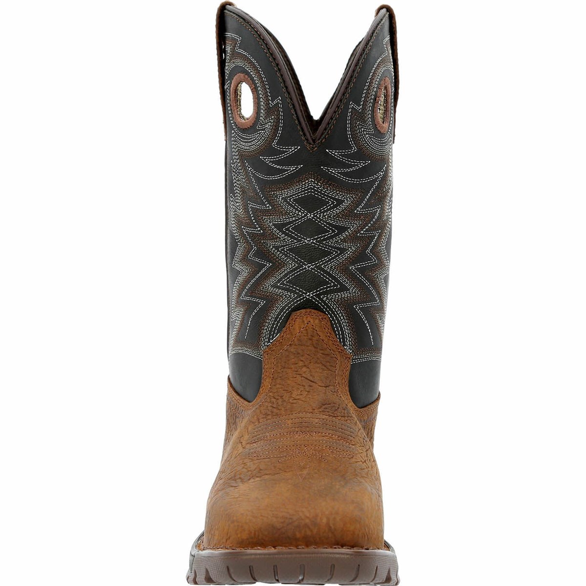 Brown Men's Rocky Legacy 32 Steel Toe Cowboy Boots | AXYFL0182