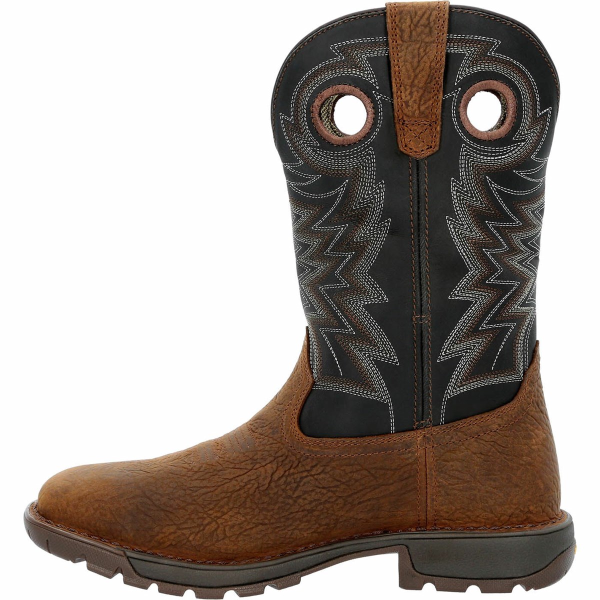 Brown Men's Rocky Legacy 32 Steel Toe Cowboy Boots | AXYFL0182