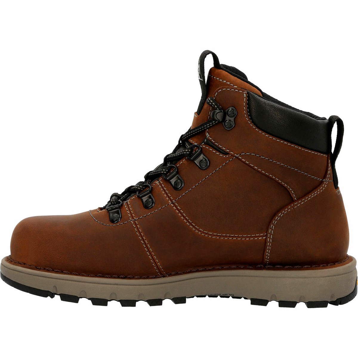 Brown Men's Rocky Legacy 32 Work Boots | VXJDQ6403