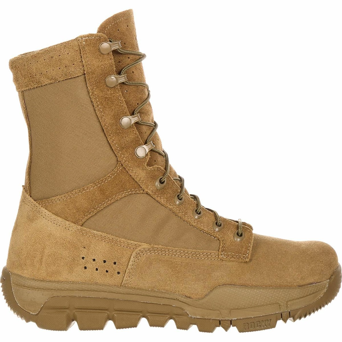 Brown Men\'s Rocky Lightweight Commercial Military Boots | NSCVU3569