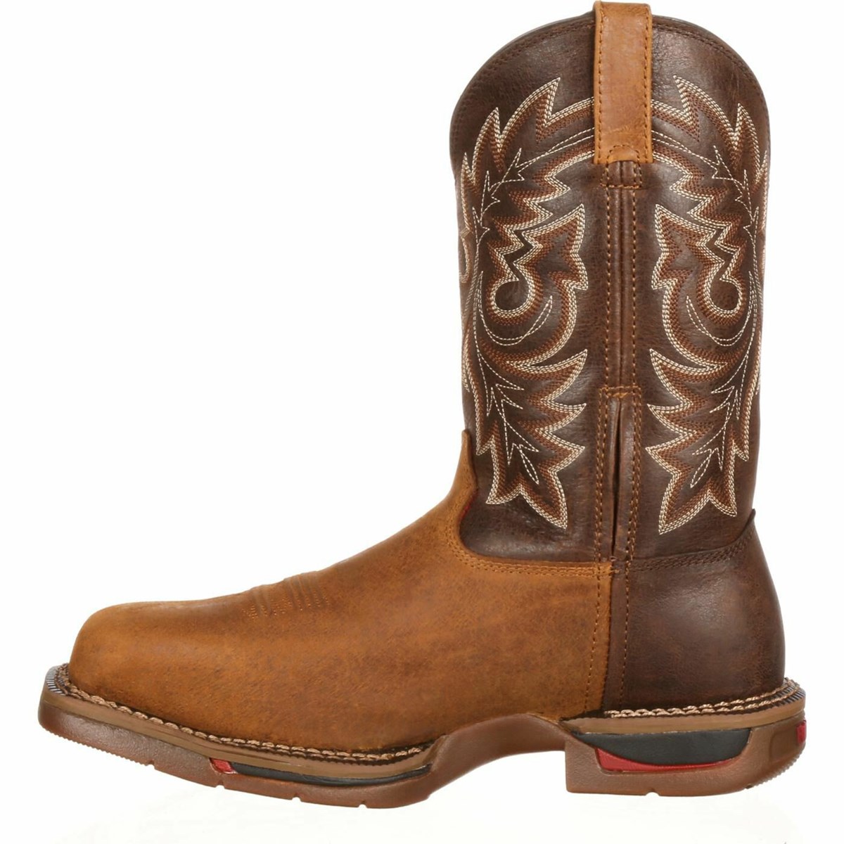 Brown Men's Rocky Long Range Carbon Fiber Toe Western Boots | MQZEX3821