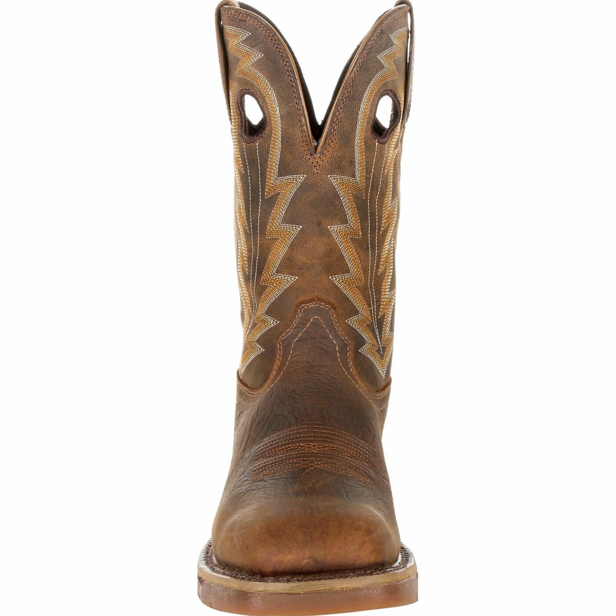 Brown Men's Rocky Long Range Composite Toe Waterproof Western Boots | JVPCY8736