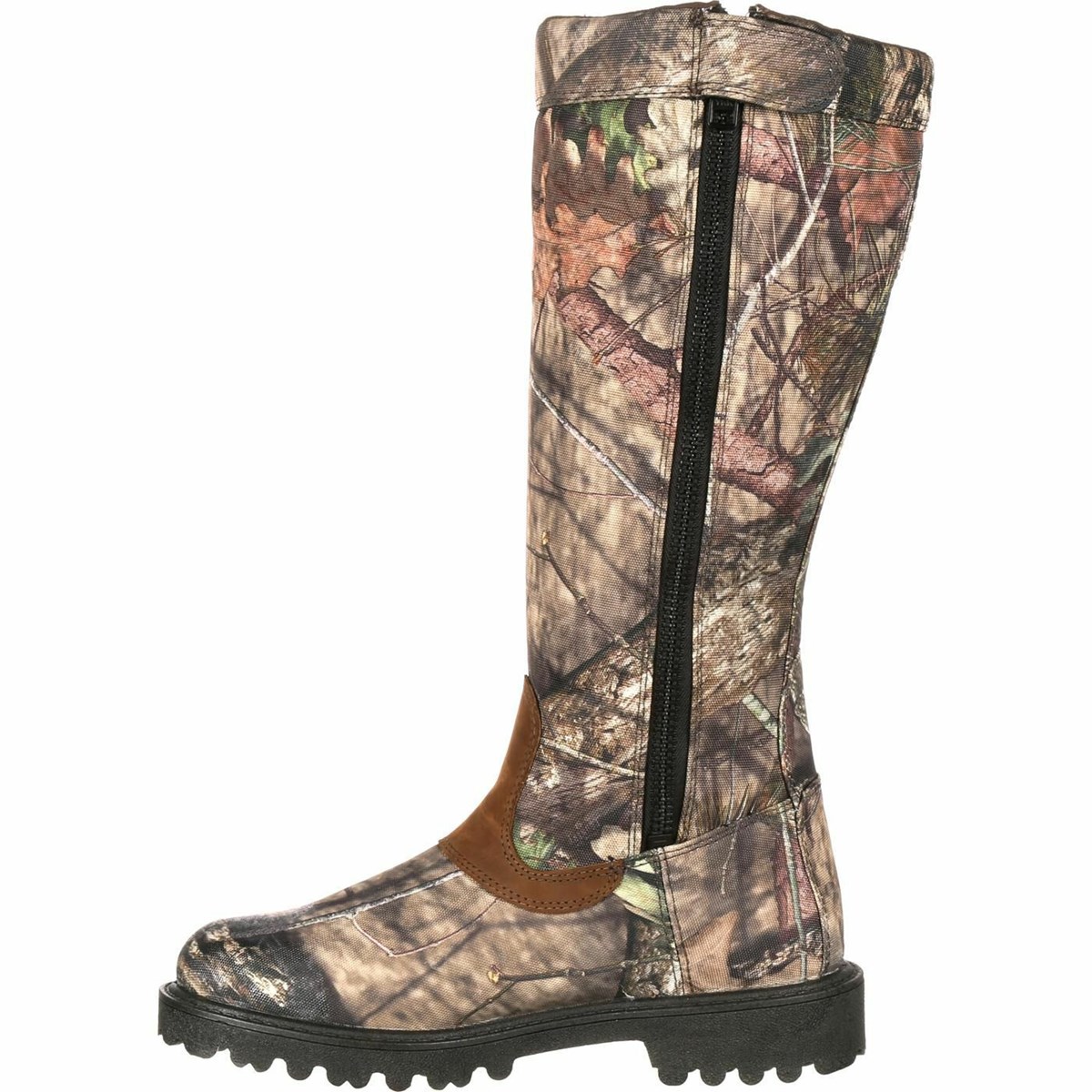 Brown Men's Rocky Low Country Waterproof Snake Boot Hunting Boots | YFMDN5974