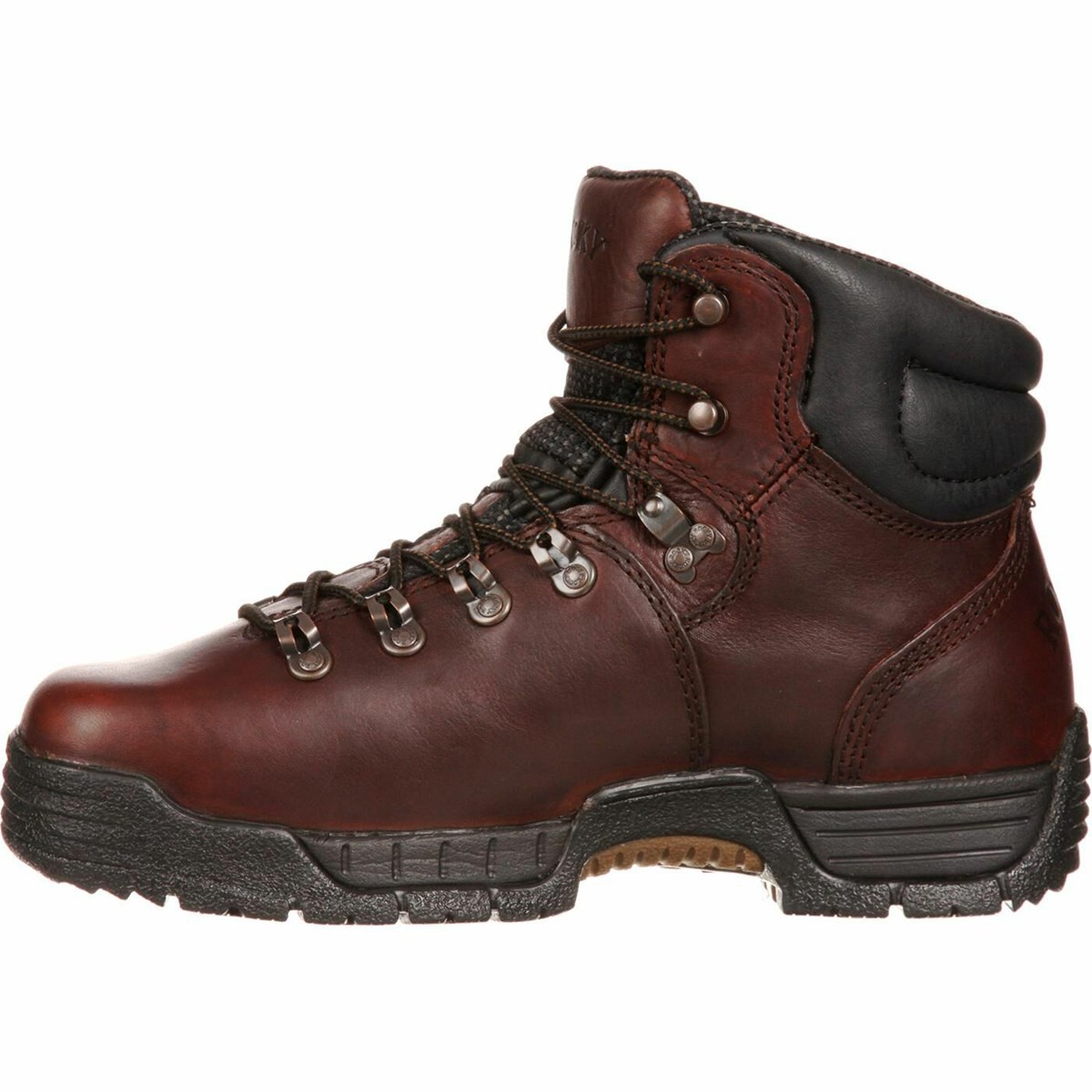 Brown Men's Rocky MobiLite Waterproof Work Boots | CZHTR3698