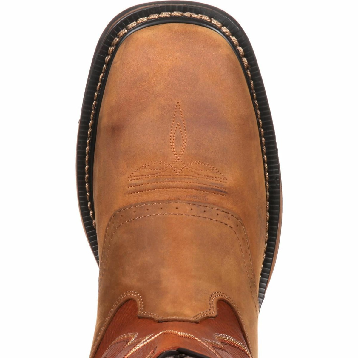 Brown Men's Rocky Original Ride Cowboy Boots | GVIXE6708