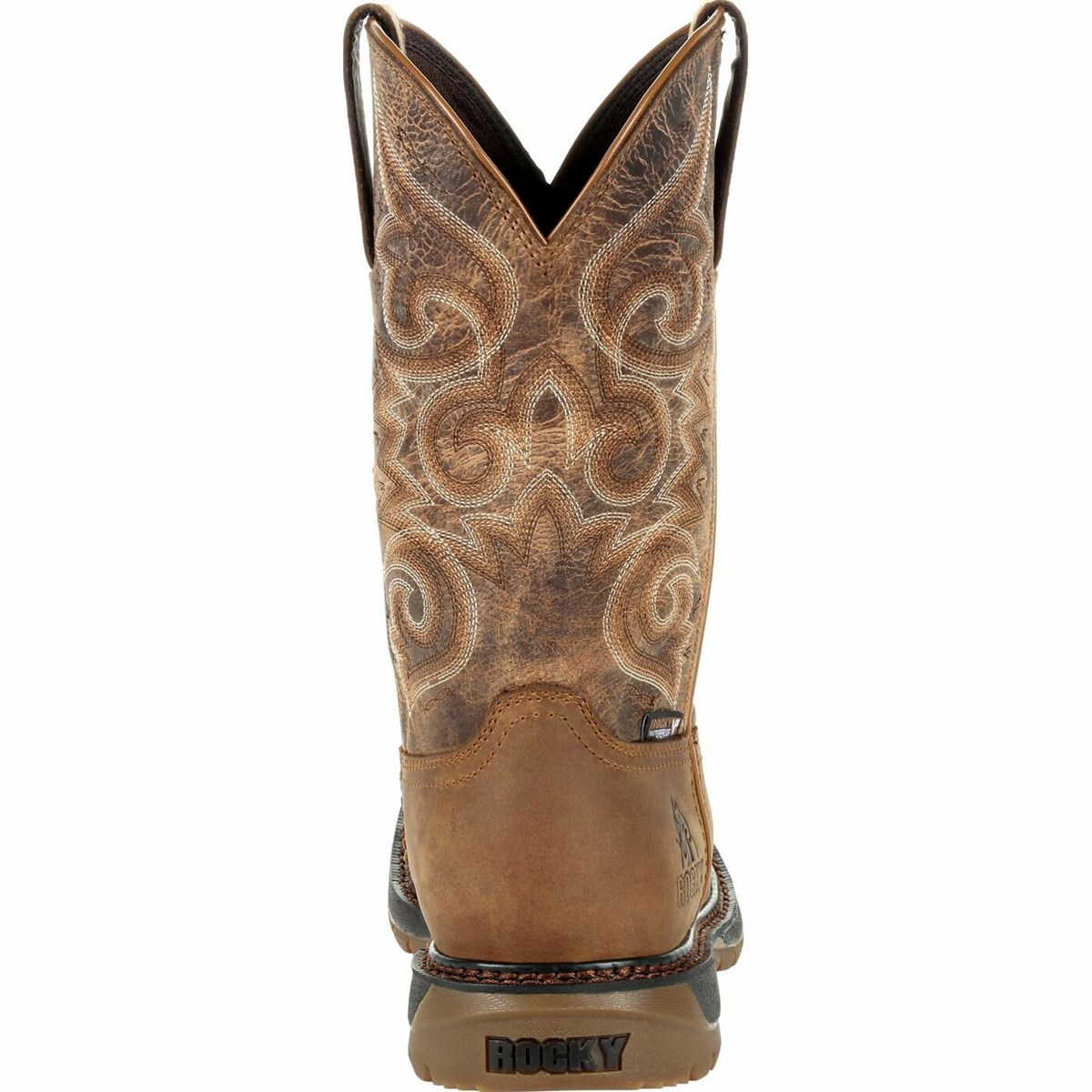 Brown Men's Rocky Original Ride FLX Cowboy Boots | FMHCB4619