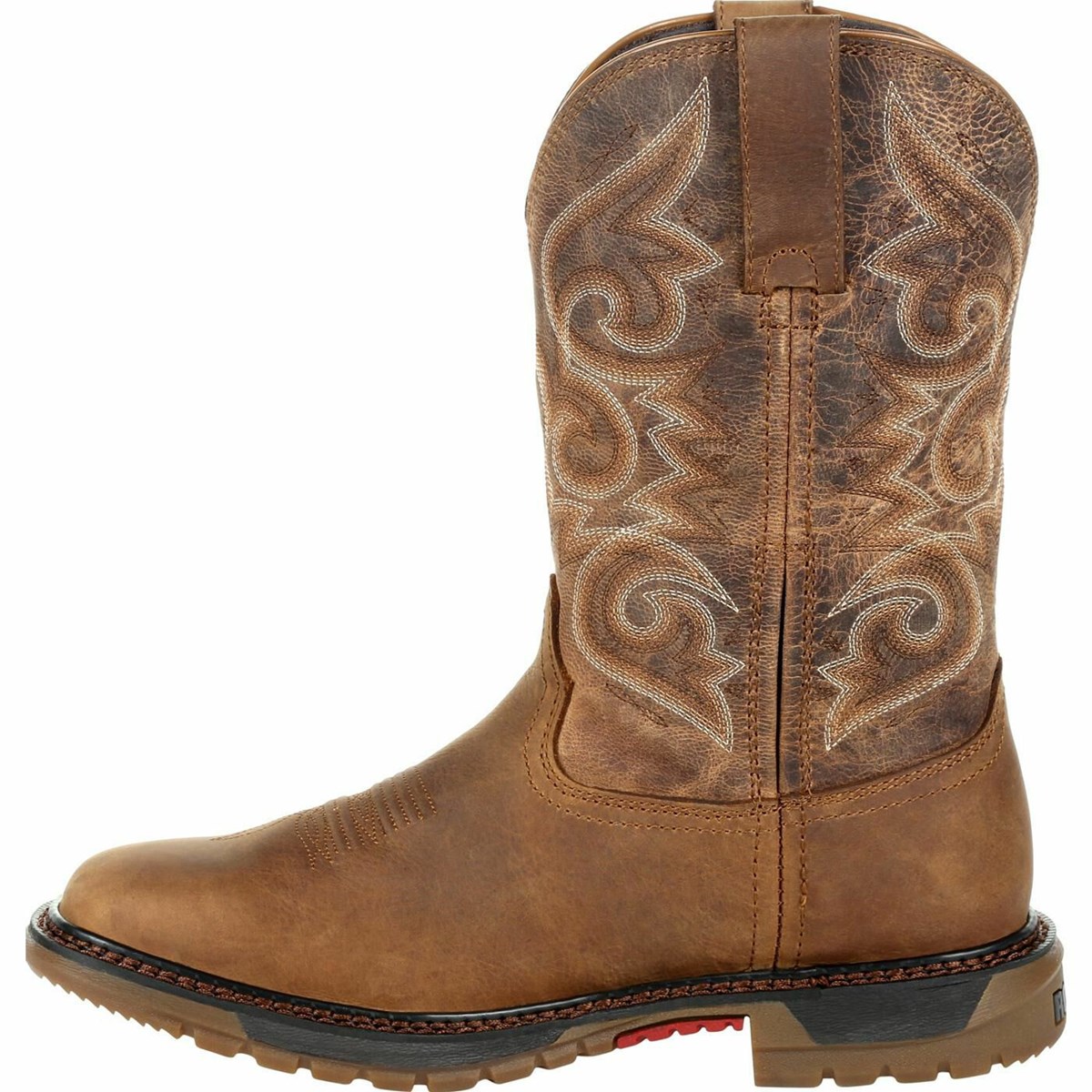 Brown Men's Rocky Original Ride FLX Cowboy Boots | FMHCB4619