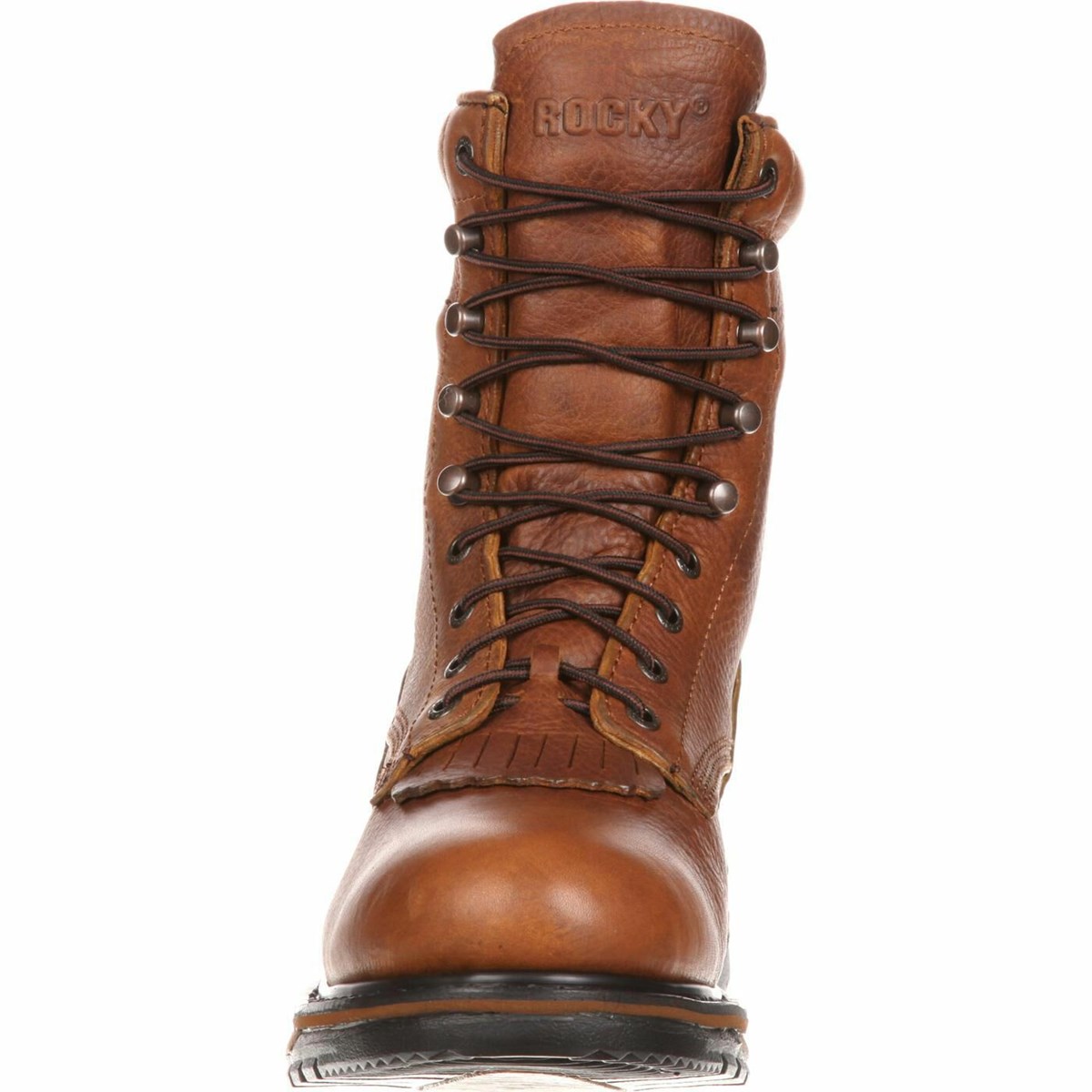 Brown Men's Rocky Original Ride Lacer Waterproofs Western Boots | VGYQJ4258