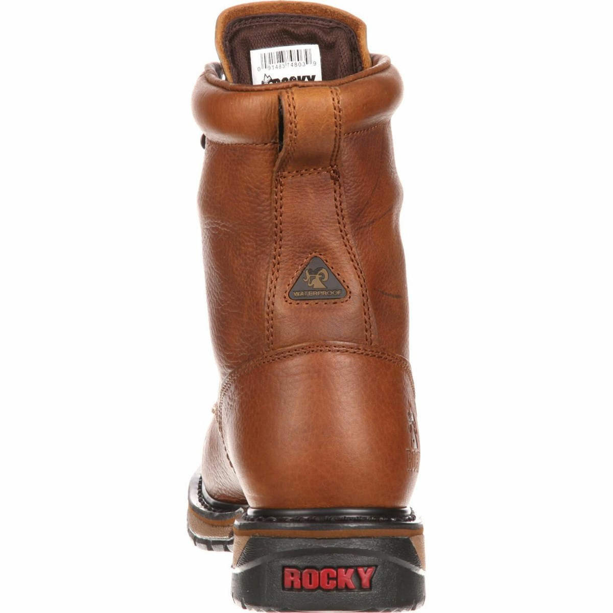 Brown Men's Rocky Original Ride Lacer Waterproofs Western Boots | VGYQJ4258