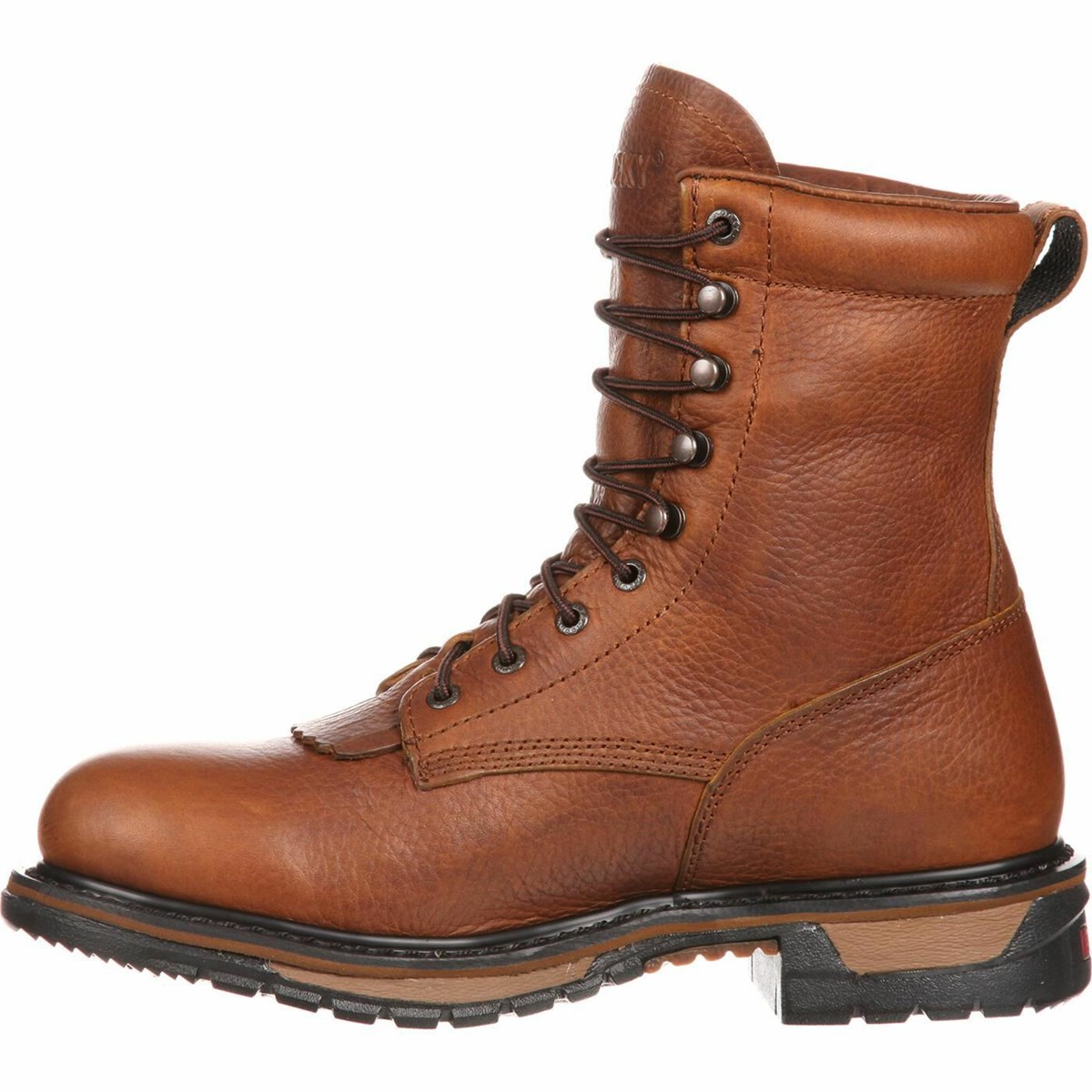 Brown Men's Rocky Original Ride Lacer Waterproofs Western Boots | VGYQJ4258